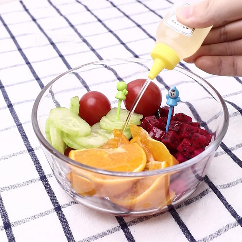 2 Τεμάχια Μίνι Μπουκάλι Σάλτσας Καρυκευμάτων Φορητό Δοχείο Ντομάτας Σάλτσας Σαλάτας