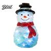 Handmade Christmas Figurine Table Decor Snowman Reindeer Kit Santa DIY Lighted Wreath Tree Decor Xmas