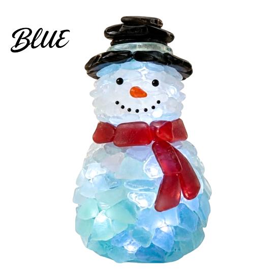 Handmade Christmas Figurine Table Decor Snowman Reindeer Kit Santa DIY Lighted Wreath Tree Decor Xmas