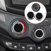 3PCS Car Air Conditioner Heat Control Switch Knob AC Knob Fits Toyota Vios 2002-2006 Yaris