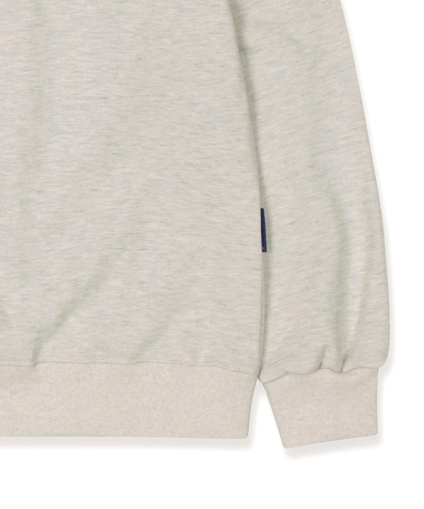 ICONOGRAPHY Oversized Sweatshirt Logo Sweatshirt Oat