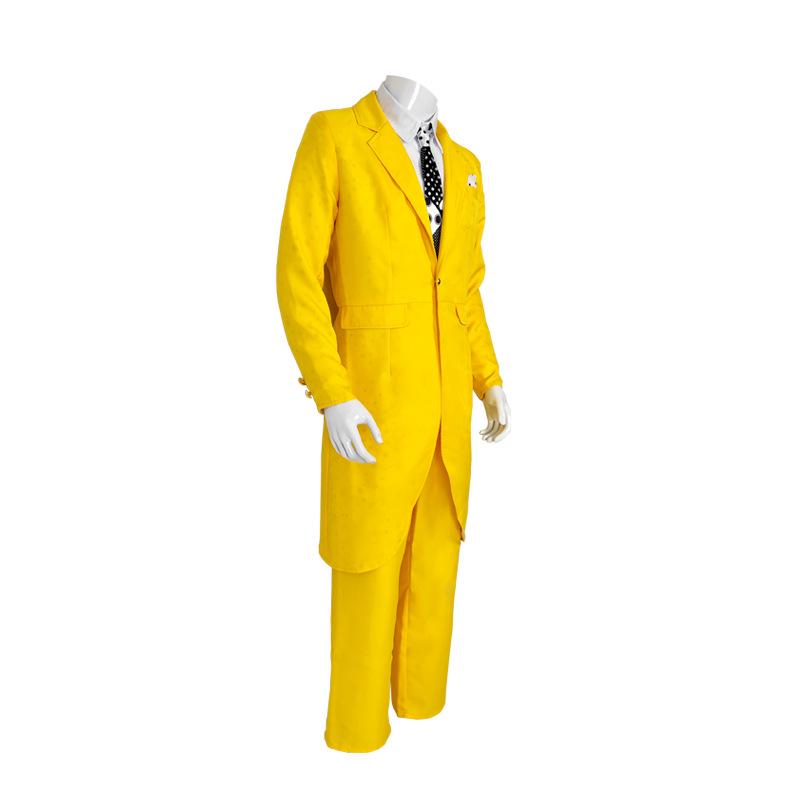 Xin Man Ge Halloween Carnival Monster Cosplay Costume with Jim Carrey Mask