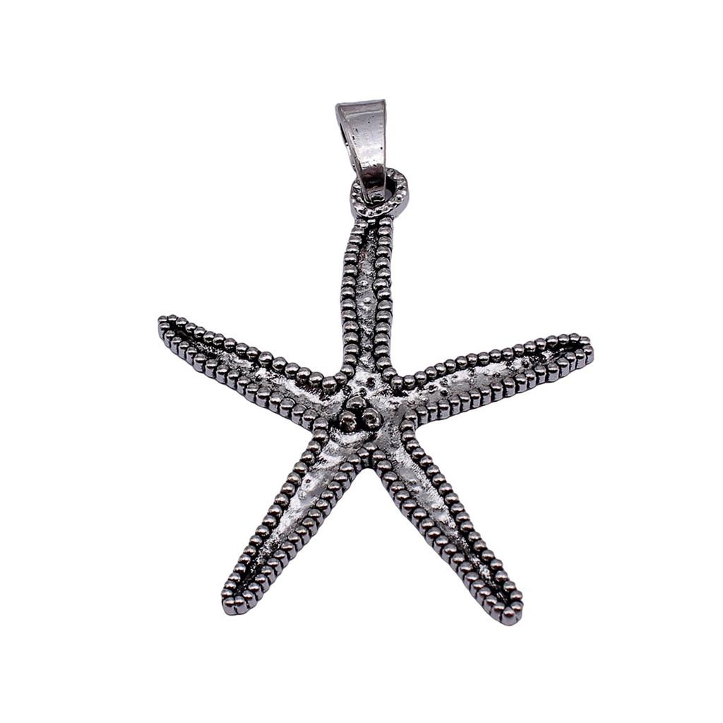 Starfish Charms Multi Color Metal Pendants For Beach Themed DIY Jewelry Accessories