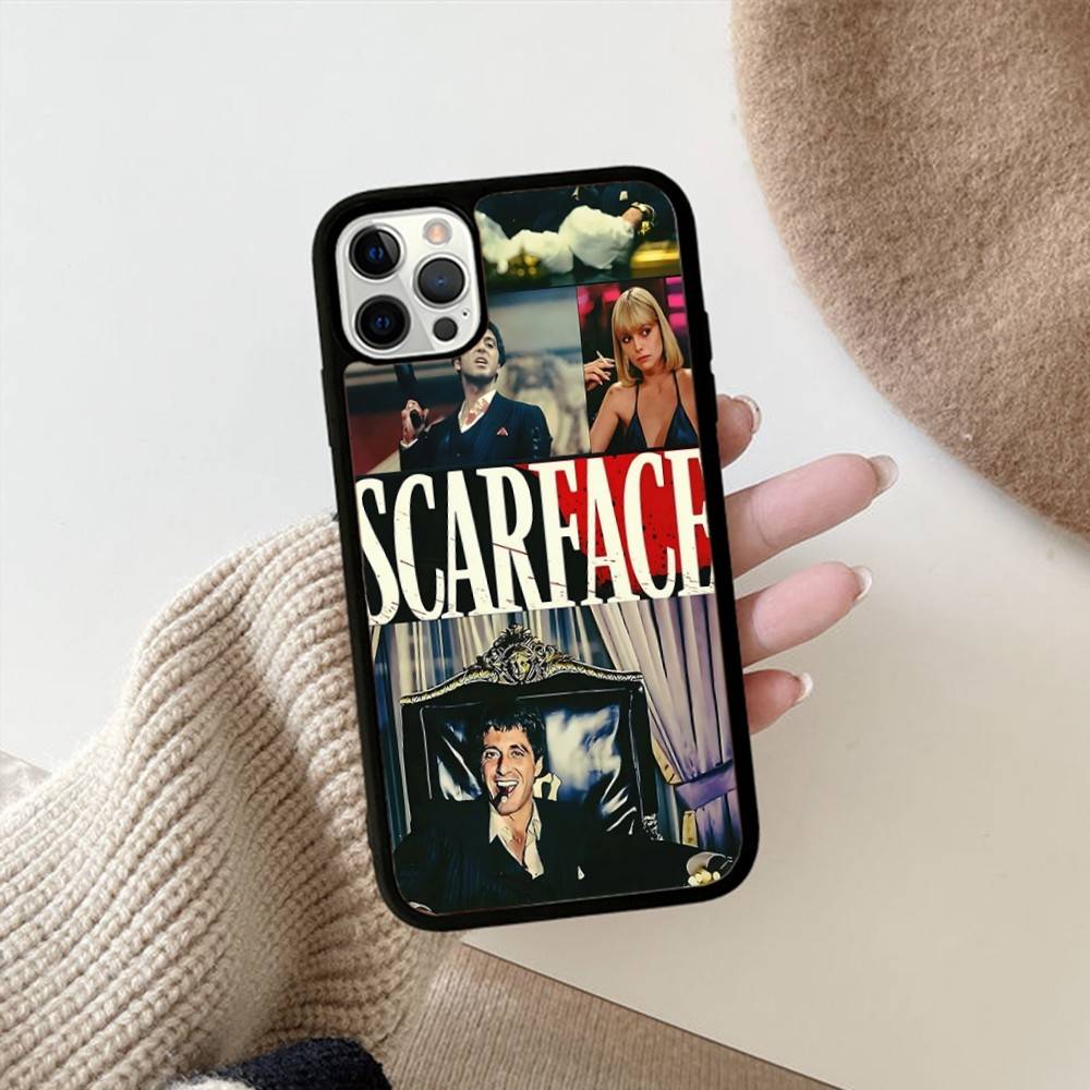 Vintage Classic S-scarface Phone Case For IPhone 11 12 13 14 15 16 17 Pro Max Plus PC+TPU Shockproof Shell