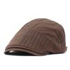 Spring and Summer New Men's Hats Letter Embroidery Fashion Casual Solid Color Cap Cotton Beret