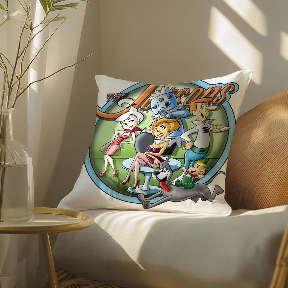 The J-Jetsons Cushion Cover Soft Short Plush Pillow Cover Smooth Cozy Texture Aesthetic Cushion Case Home Decor