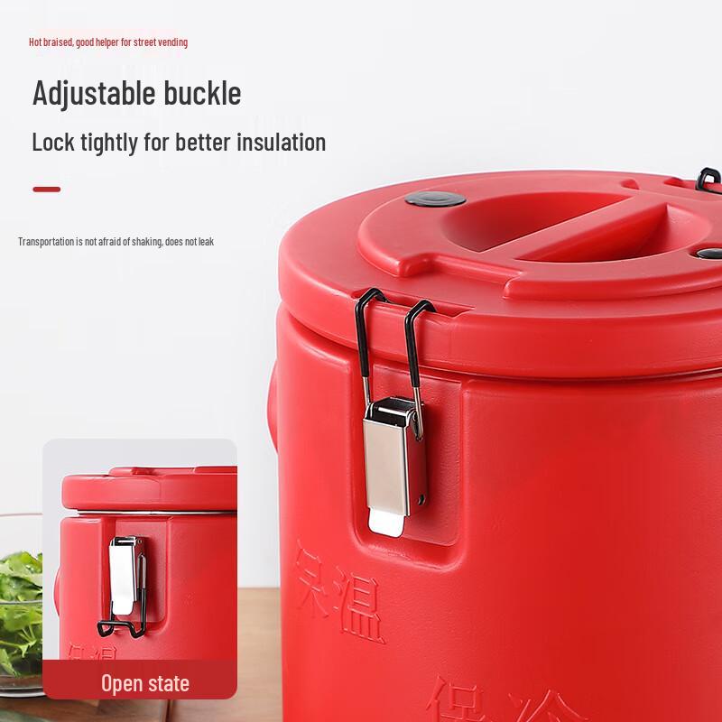 Wandaichuan 15L Roestvrij Staal Geïsoleerde Voedselcontainer