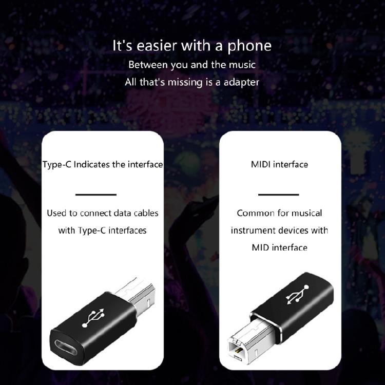 USB to USB C Adapter USB C Female to Square Male USB Car Charger Type C Converter for Laptops Mobile Phones Tablets