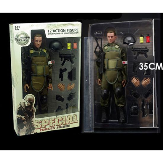 Haoun 1/6 Scale Army Military Soldier Action Figures, 12 Inch Flexible Soldiers Model Set With Accessories Model Collection Military Toys Navy Seal - View #11