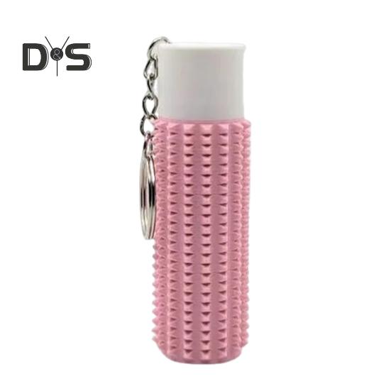 

Сенсорна трубка Spiky Fidget Твердий масажний брелок із 3D-друком Заспокійливий брелок Fidget для зняття стресу Класні кімнати Офіси рожевий