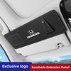 Car Sun Visor Extender Panel Sunglasses Card Storage Car Accessories For Honda Civic FIT CRV HRV Odyssey Vezel CRZ 5th CRX Pilot SM1