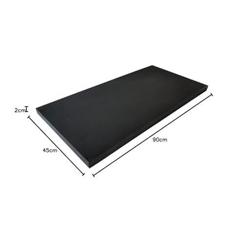 K-type color cutting board K9 (900 x 450 mm) 20 mm black