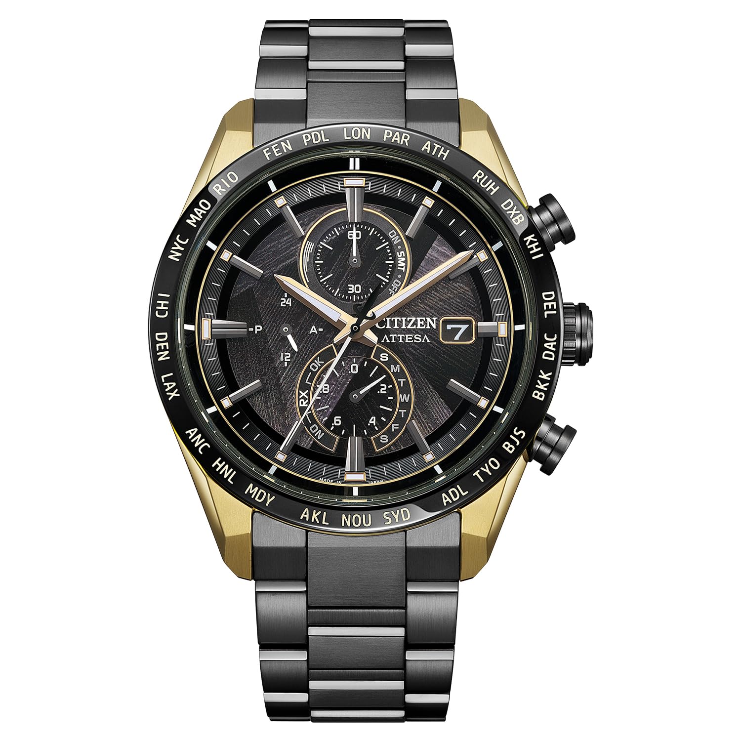 CITIZEN ATTESA LIGHT in BLACK Eco-Drive
