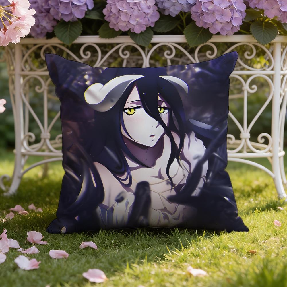 O-Overlord anime Cushion Cover Home & Car Dual-Scene Pillow Cover: Reversible for Premium Comfort