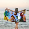 1pc Toy Story3 Beach Towel with Custom Name, Beach/Swimming/Bath/Picnic/Camping Towel, Suitable for Seaside Beaches