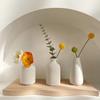 Small White Vase Ceramic Flower Vase Modern Flowerpot Table Centerpieces for Living Room Wedding/Dinner Table/Party Decoration
