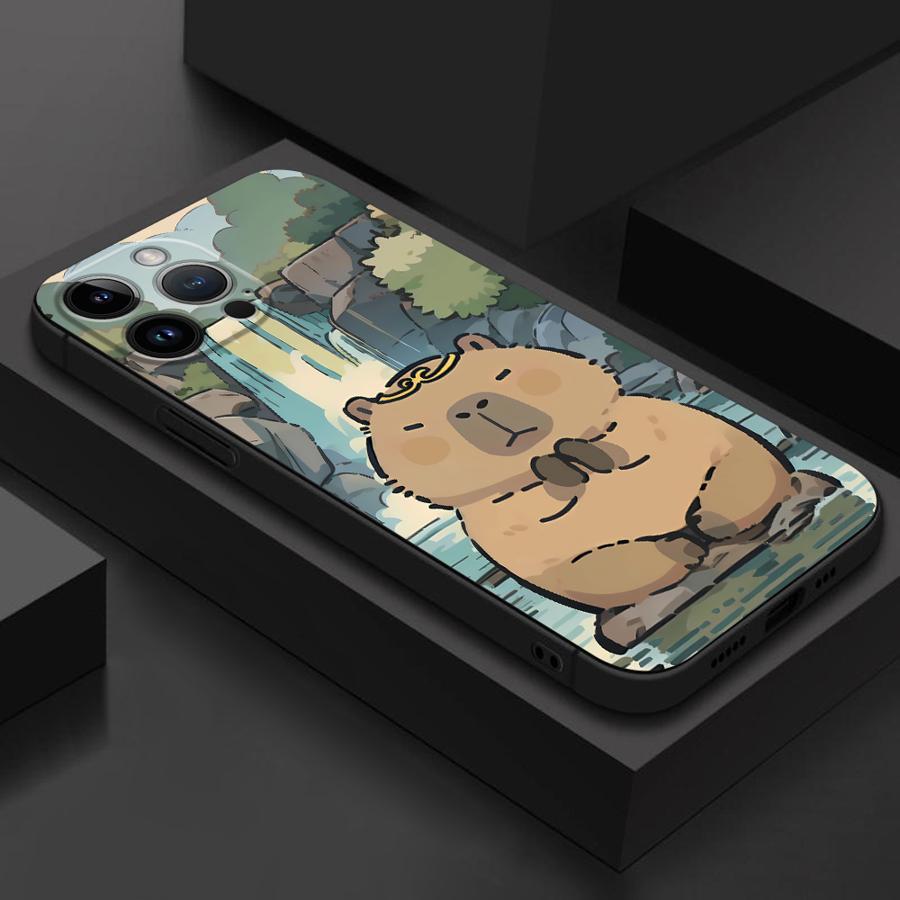 

Cartoon Cute Capibala Case for Google Pixel 6 Pro 7a 9 Pro XL 8a 8 Pro 6a 7 Pro 9a Soft Cover for Pixel 9 Pro XL