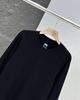 Men's Summer Stylish Round Neck Long Sleeve Cotton T-Shirt - Breathable, Comfortable, Solid Color