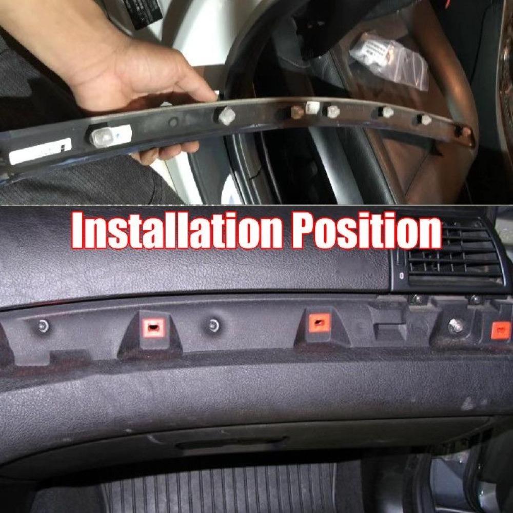 Auto Armaturenbrett Verkleidung Halteklammern 51458266814 07149158194 Passend für BMW Innenraum Türverkleidung Befestigung Metall Nylon Niet Befestigungsset