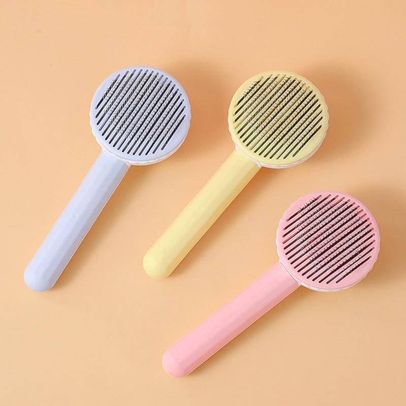Pet comb, massage hair removal comb, cat self-cleaning needle comb, dog beauty hair removal comb, cleaning supplies