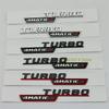 3D Flat Fo Turbo 4matic 4matic+ Plus Emblem for Mercedes Benz AMG GT E53 GLE53 A35 A45 CLA35 CLA45 GLA45 Car Fender Side Sticker