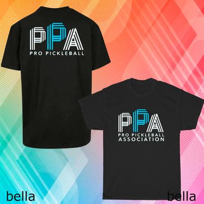 Nouveau T-shirt logo PPA Pro Pickleball Association Drôle Taille S à 5XL