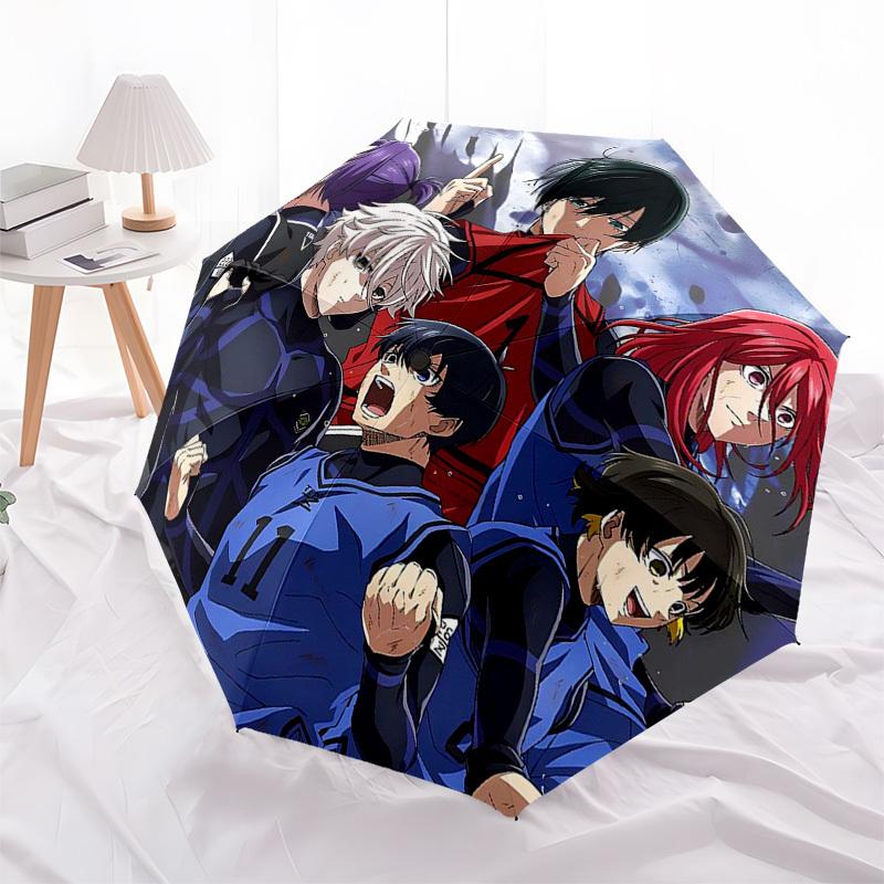 

1pc Volleyball Team Spirit Umbrella: Automatic Opening/Closing, Foldable Design, 8-Rib Iron Frame, Outdoor Use, Ideal Gift for Fans, Travelers, Daily