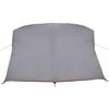 Camping Tent with Roof Gray and Orange 275 x 230 x 140 cm Taffeta