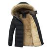 Winter Warme Dicke Fleece Parkas Männer Wasserdicht Mit Kapuze Pelz Kragen Parka Jacke Mantel Männer Herbst Mode Lässige Parkas Männer