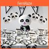 Party Panda Animal Supplies Tableware Decor Balloon Kids Birthday Childrens Day