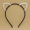Korean Style Cute Cat Ear Rhinestone Headband - Alloy Hair Accessories and Thin Hair Clips