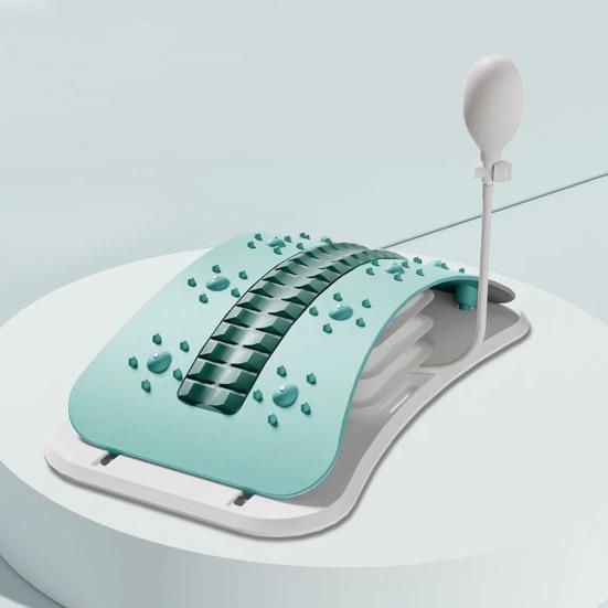 Back Stretcher Waist Trainer Adjustable Spine Decompressor Scoliosis Sciatica Lower Back Pain Relief Massager