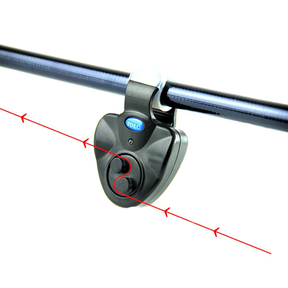 Mini Electronic Wireless Fishing Bite Alarm Sound Light Running Sensitive Mat Fishing Bell Tracker for Fish Accessories Tools