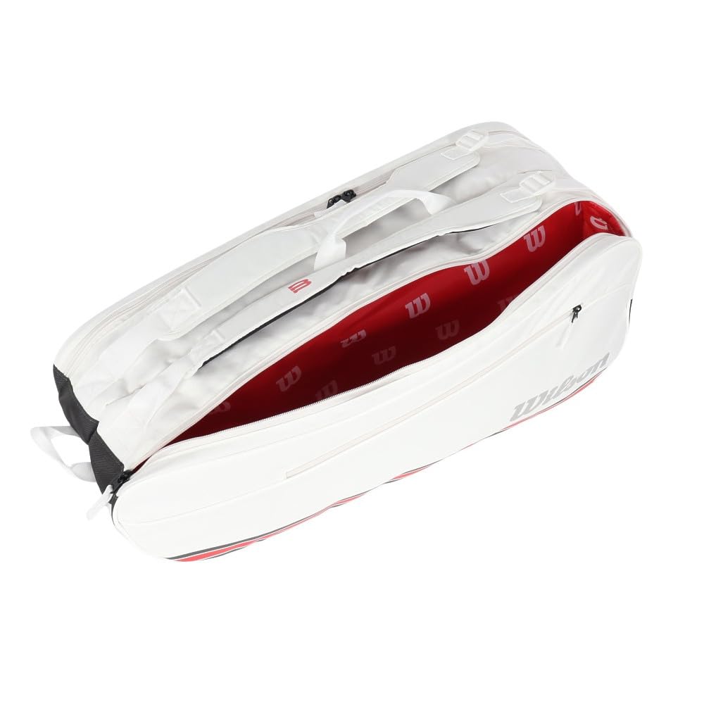 Wilson TEAM J 6PK WHITE Tennis Bag/Case (WR8050201001)