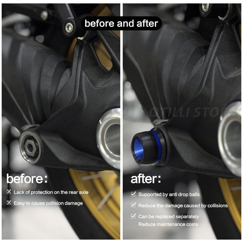 Rear Axle Crash Slider For BMW R1300GS ADV R 1300 GS Motorcycle Wheel Protector GS1300 R1300 GS Adventure 2023 2024 2025
