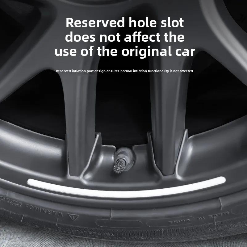 Car Sticker For Tesla Model 3 Model Y Upgraded Full Edge Wheel Hub 18 Inch 20 Inch Wheel Hub Cover Modification Car Accessories