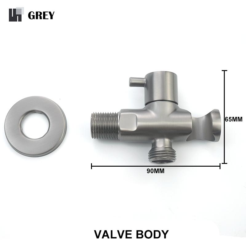 Accesorii pentru pulverizare bideu toaletă de mână din oțel inoxidabil robinet pentru bideu negru pulverizator pentru baie cap de duș cu autocurățare auriu