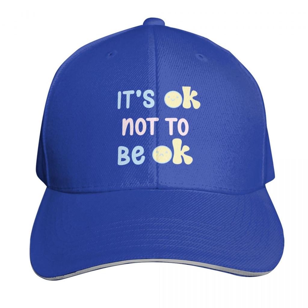 Its Ok Not To Be Ok Baseball Cap Moisture Wicking Quick Dry Curved Brim Classic Fit Low Profile Unstructured