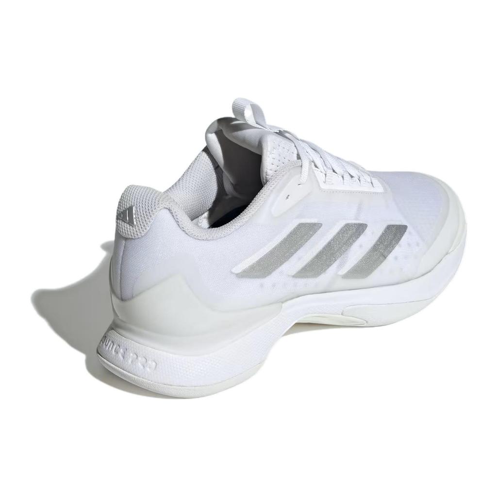 adidas Avacourt 2 Vit Silvermetallic Dam Sneakers Molnvit Grå-En IG3030