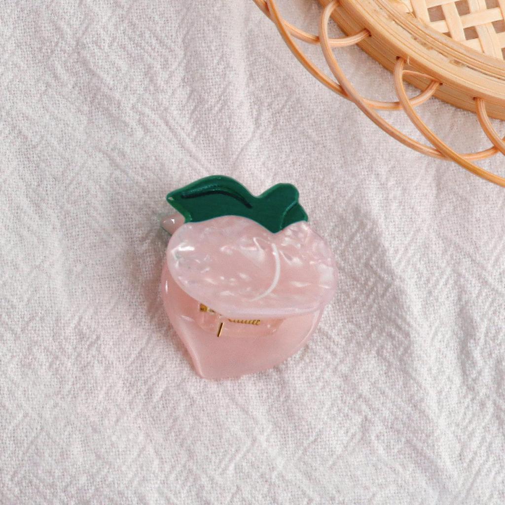 Bambus Yao Frisches Obst Kleine Haarspangen - PVC Seitenscheitel Modeaccessoires für Frauen