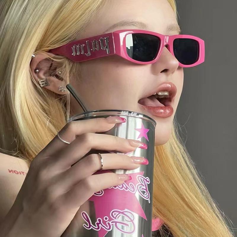 Retro Small Frame Square Sunglasses Women Hip Hop Punk Sun Glasses Men Bar Party