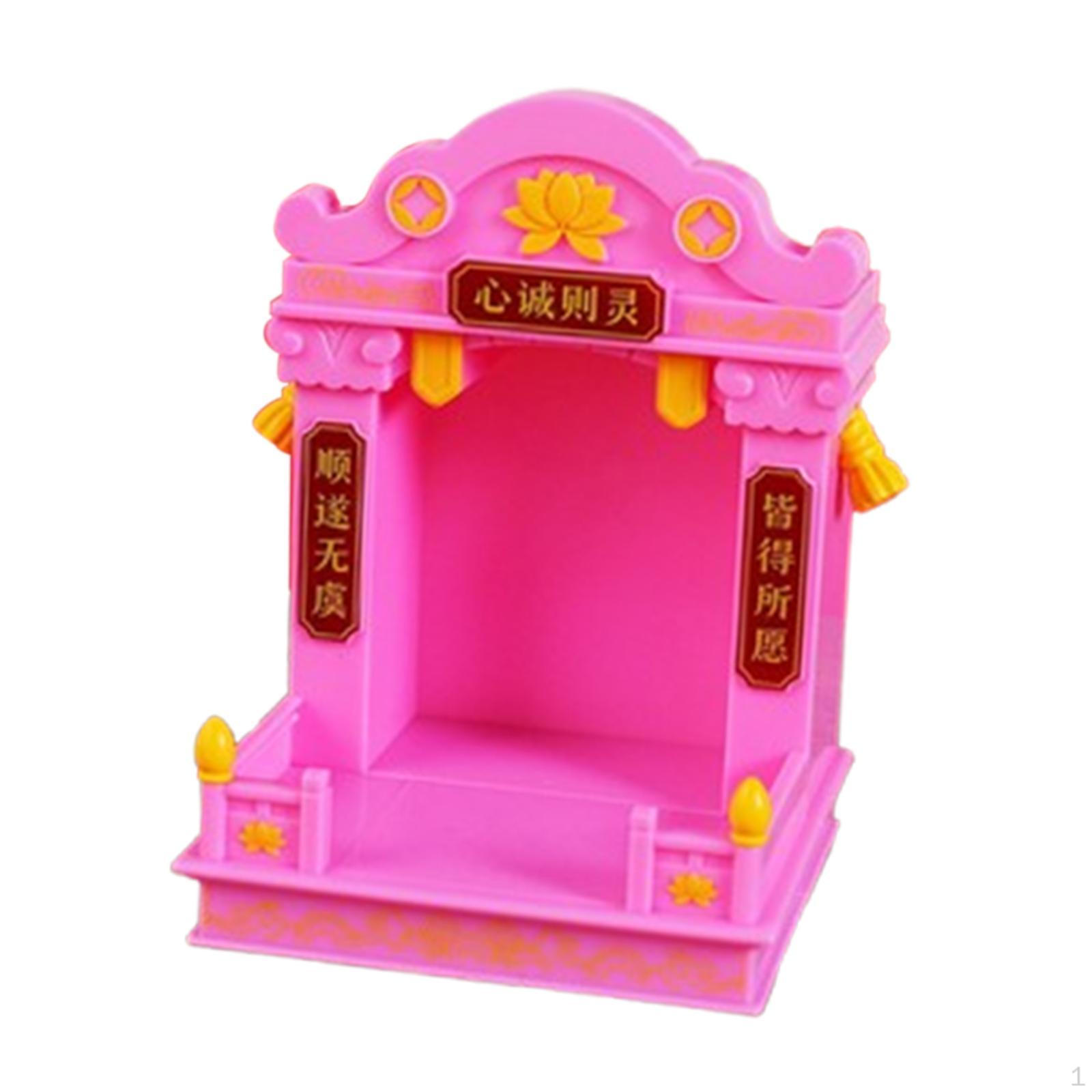 Подставка для Будды, Мини-буддийский алтарь, Святыня, Подарки Фэн-шуй, Украшение, Универсальное Пуджа