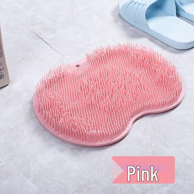 Lazy Foot Massage & Washing Mat: Non-Slip Suction Cushion for Bath or Shower