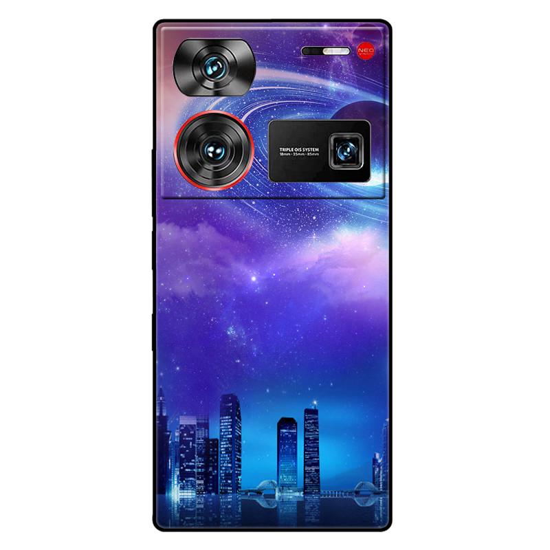 For ZTE Nubia Z60 Ultra 5G Case Silicon Fashion Space Wolf TPU Painted Coque Funda for Nubia Z60Ultra 5G NX721J Cover Protective