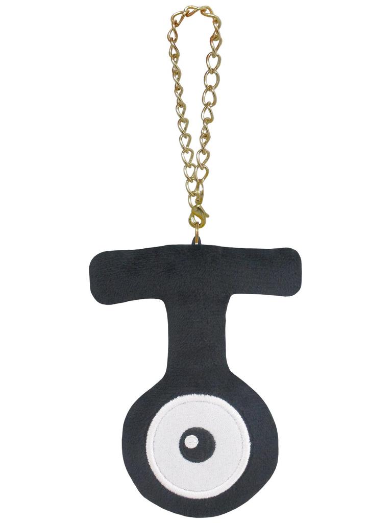 Sanei Voeki Pokemon ALL STAR KOLEKSİYONU Unown T Maskot W7 xx H9cm Doldurulmuş Maskot Pokemon PM31 D1.5