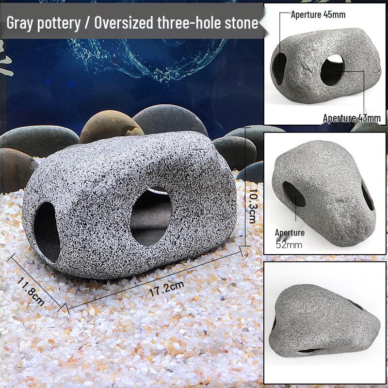 Ceramic Fish Tank Decoration: Shrimp Hiding, Cichlid Breeding, Spawning Nest.