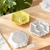 Handmade Resin Mold For Flower Leaf Jewelry Tray DIY Crafting Decorative Organiser Mould Reusable Art Project