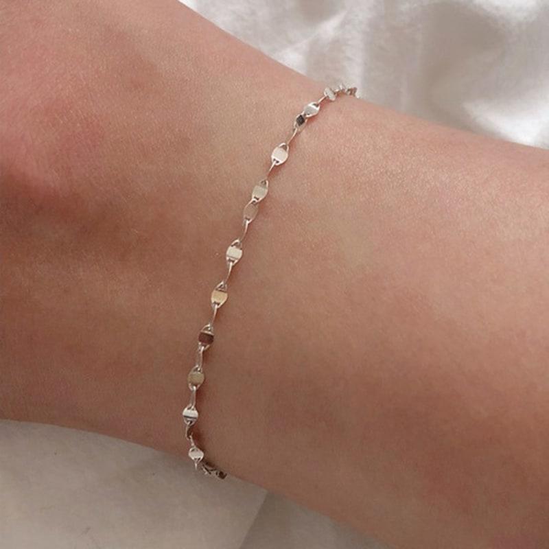 

byweekend Twinkle anklet silver