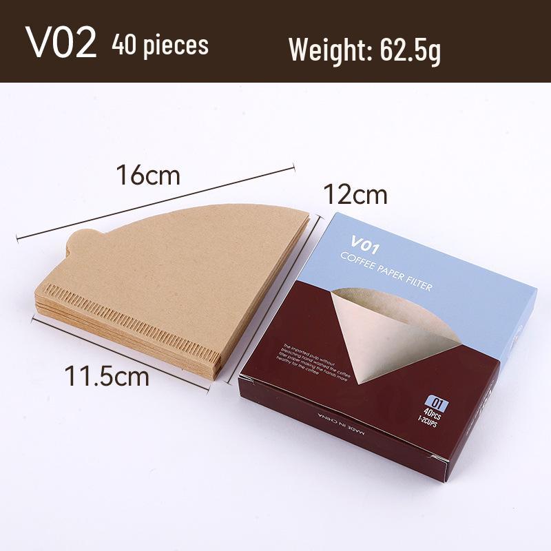 Multi-Spec Coffee Filter Paper for Hand Drip Coffee Maker and American Machine
