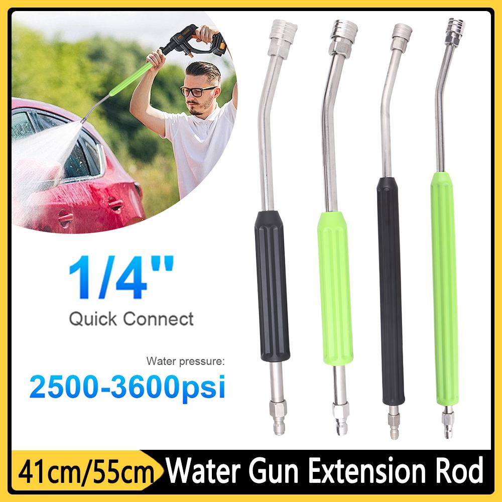 Autowaschpistole Verlängerungsstange Edelstahl Autoreinigungsstab Speer Hochdruck Autojetwascher Lanze Düse für Hochdruckreiniger